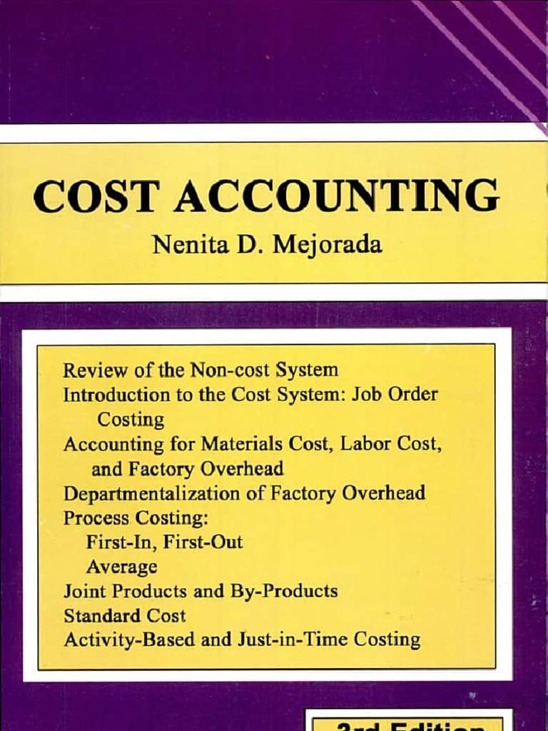 Cost Accounting pdf By Nenita D. Mejorada