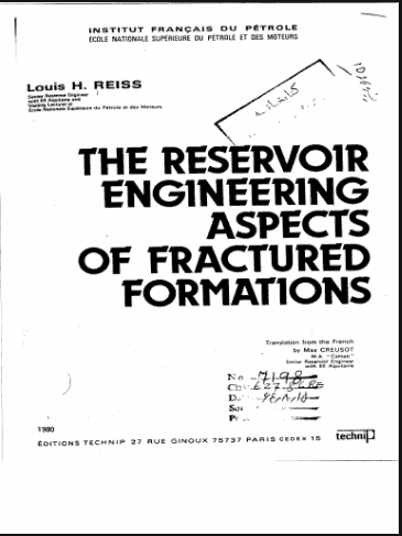 The Reservoir Engineering Aspects of Fractured Formations PDF