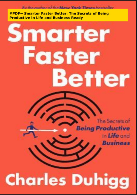 Smarter Faster Better PDF