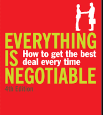 Everything Is Negotiable Pdf