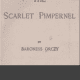 The Scarlet Pimpernel Pdf