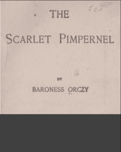 The Scarlet Pimpernel Pdf